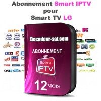 ABONNEMENT 12 MOIS SMART iPTV POUR LG SMART TV